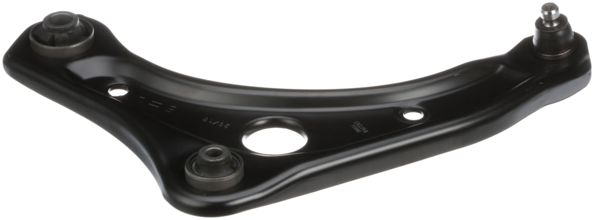 Angle View of Front Left Suspension Control Arm and Ball Joint Assembly DELPHI TC2682