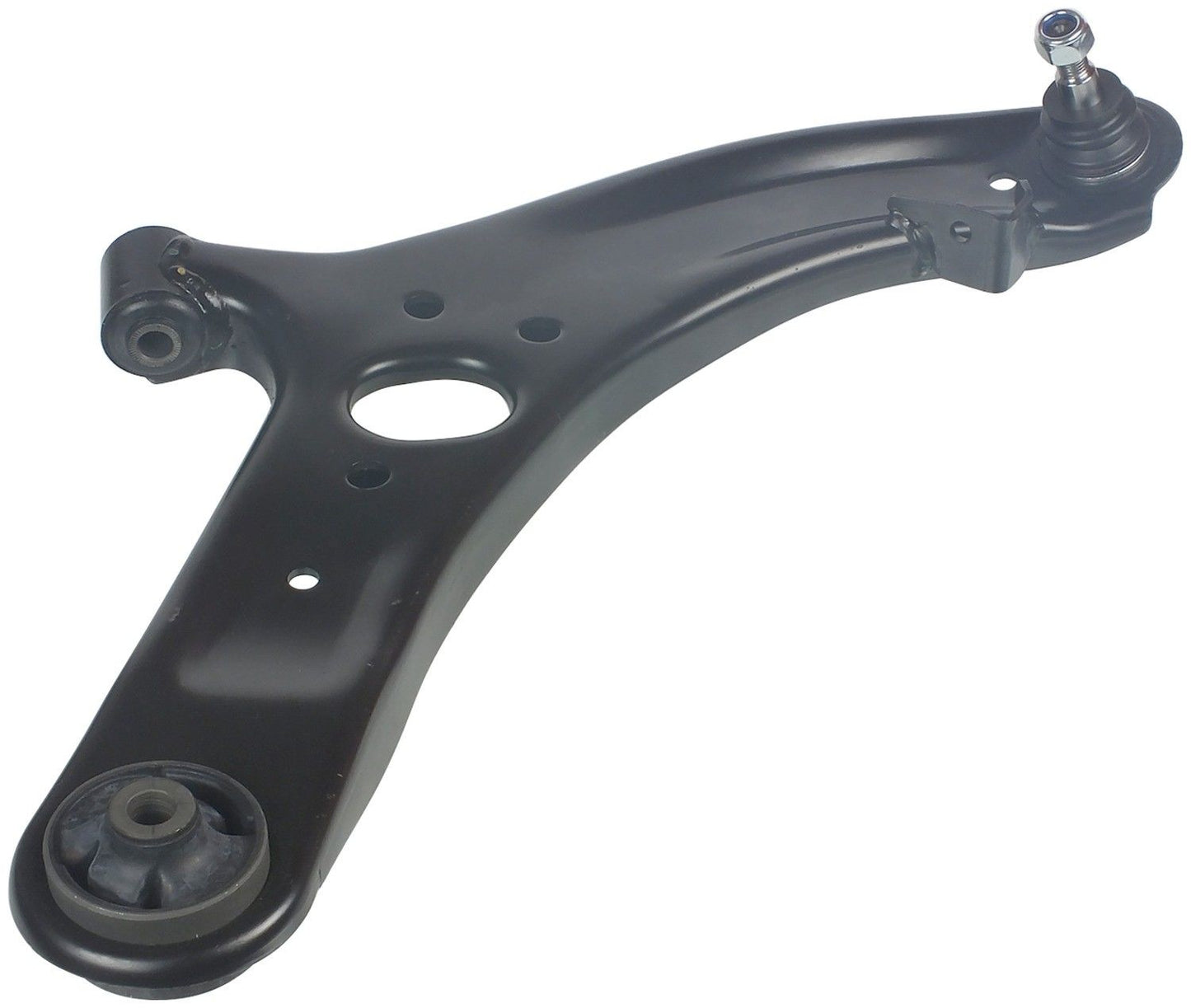 Angle View of Front Right Suspension Control Arm and Ball Joint Assembly DELPHI TC2719