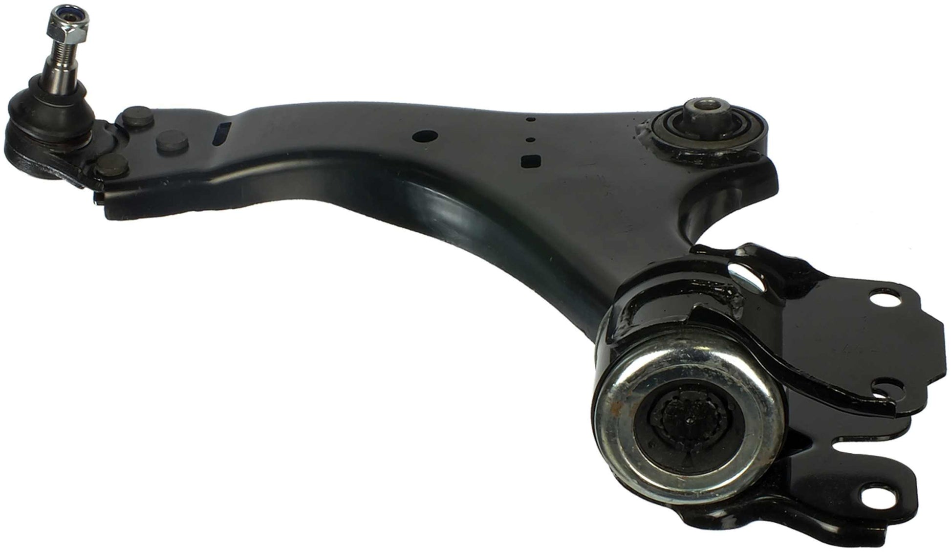 Angle View of Front Left Suspension Control Arm and Ball Joint Assembly DELPHI TC2858