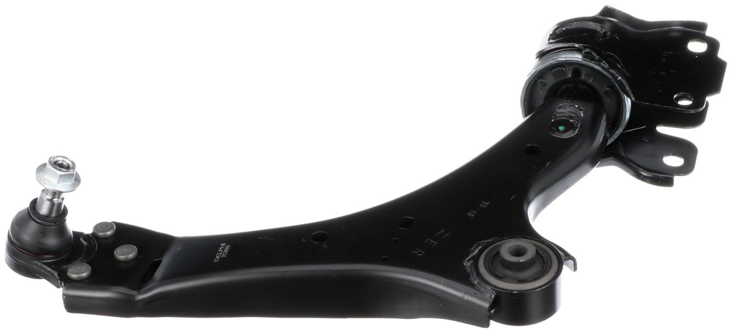 Angle View of Front Right Suspension Control Arm and Ball Joint Assembly DELPHI TC2859