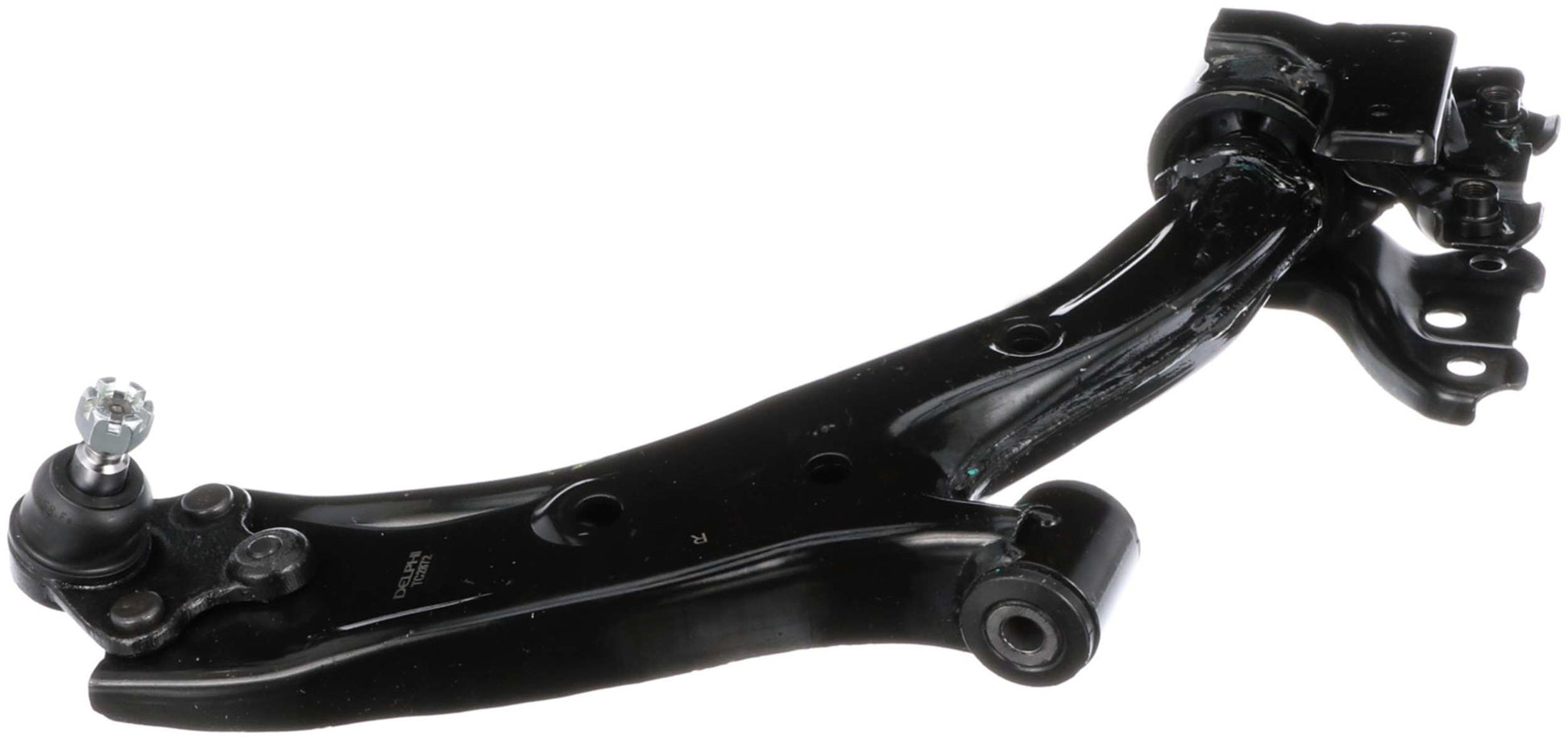 Angle View of Front Right Suspension Control Arm and Ball Joint Assembly DELPHI TC2872