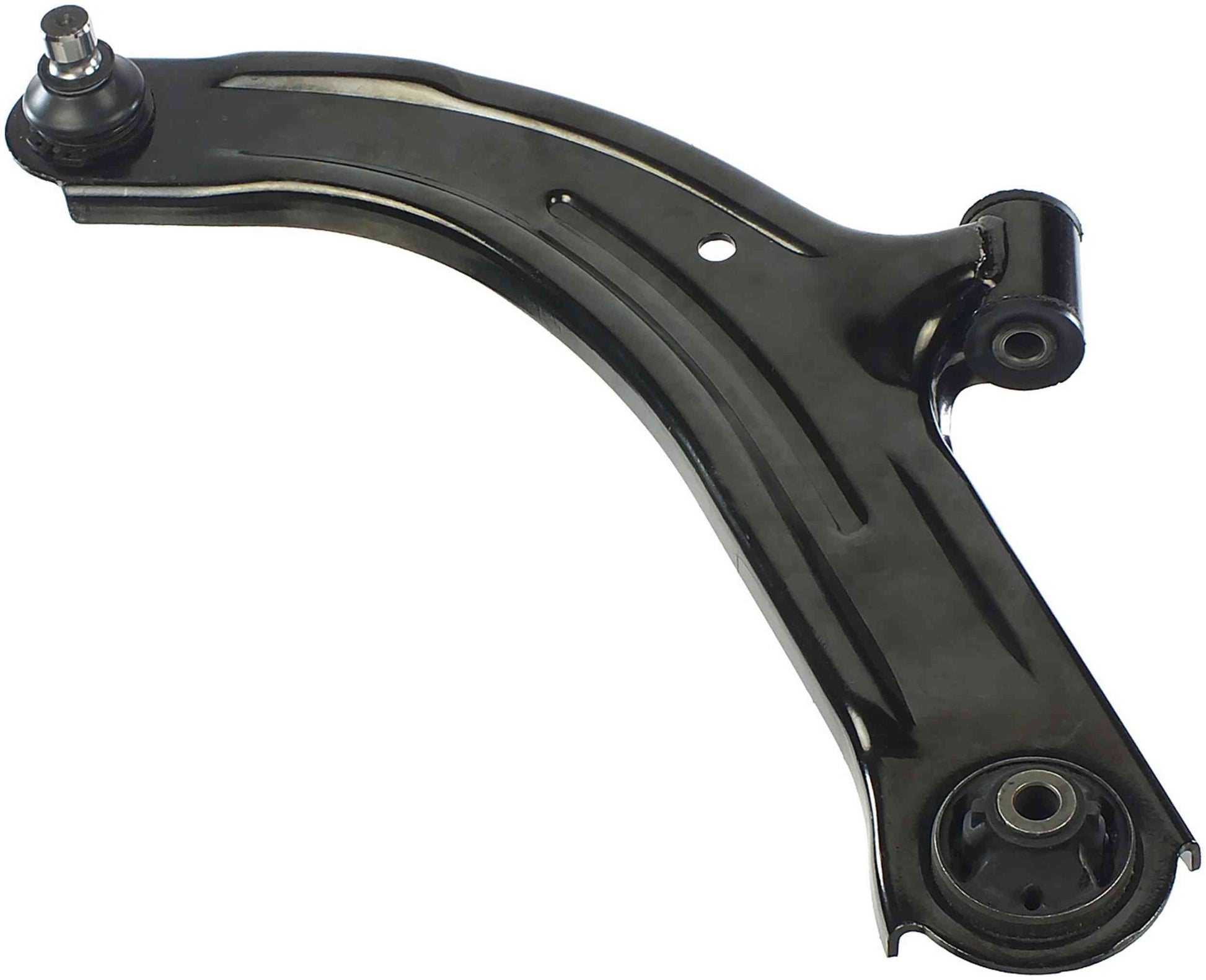 Angle View of Front Left Suspension Control Arm and Ball Joint Assembly DELPHI TC2873