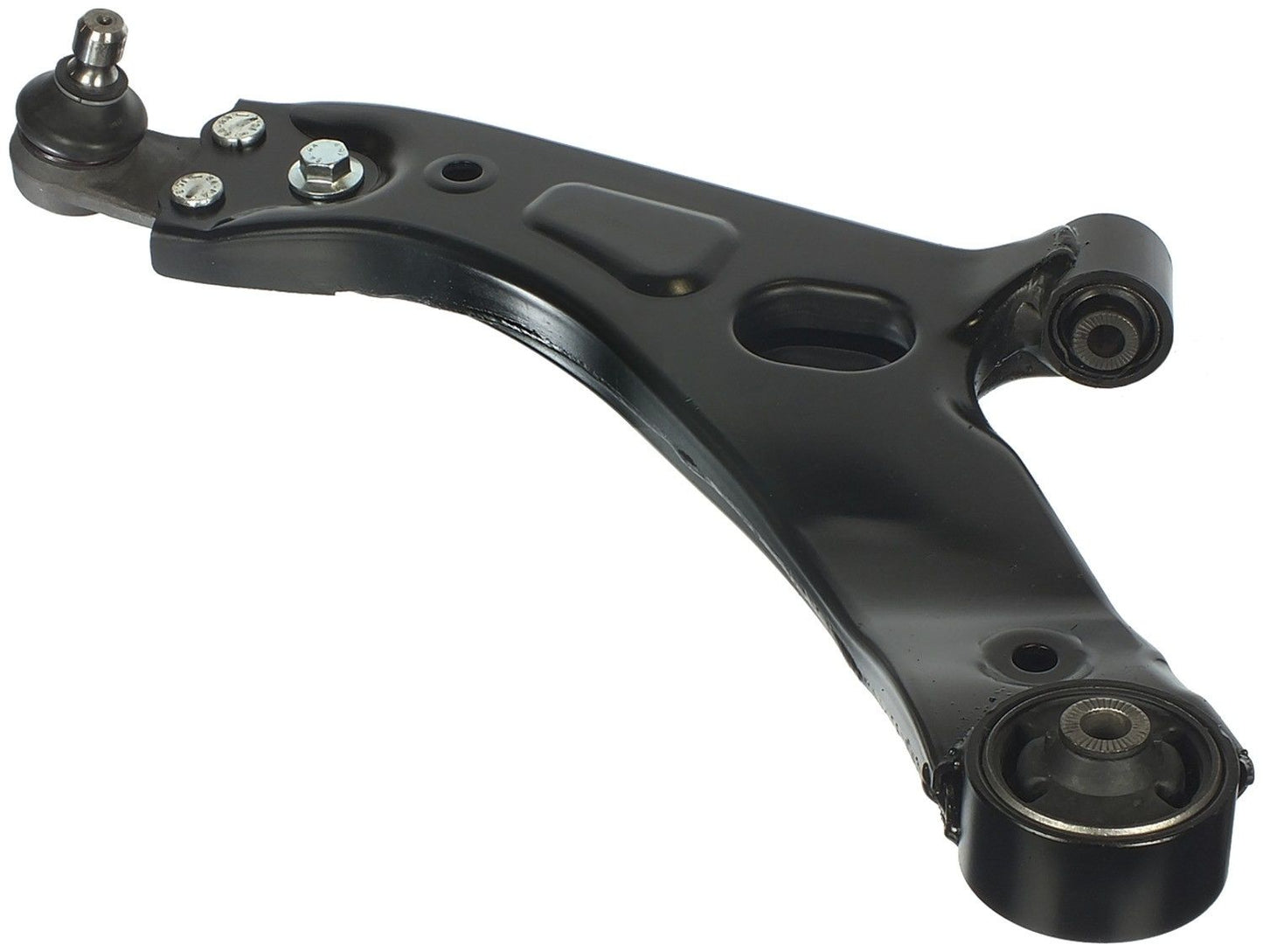 Angle View of Front Left Suspension Control Arm and Ball Joint Assembly DELPHI TC3016