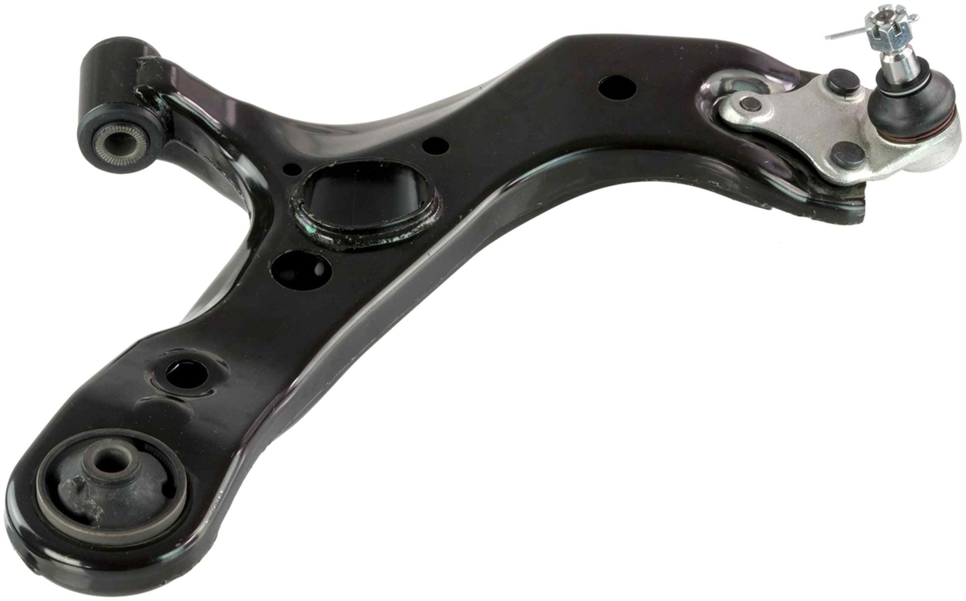 Angle View of Front Right Suspension Control Arm and Ball Joint Assembly DELPHI TC3280