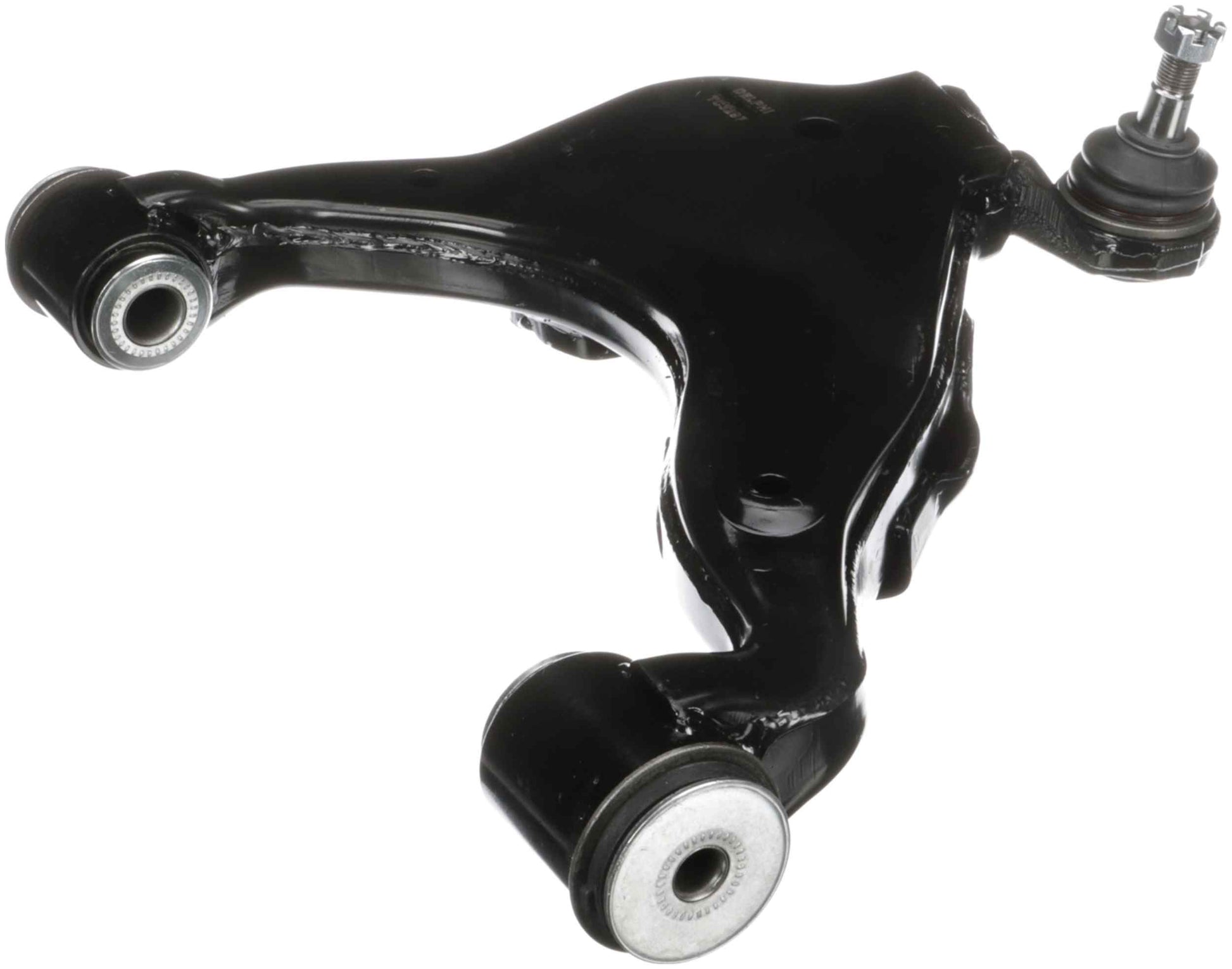 Angle View of Front Left Suspension Control Arm and Ball Joint Assembly DELPHI TC3297