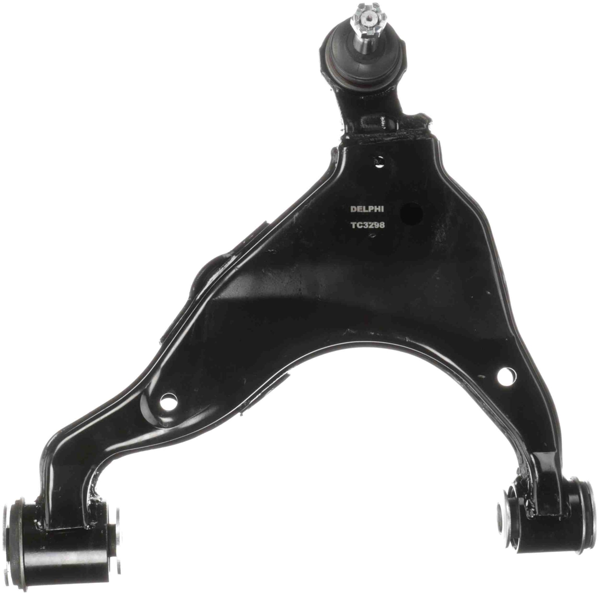 Top View of Front Right Suspension Control Arm and Ball Joint Assembly DELPHI TC3298