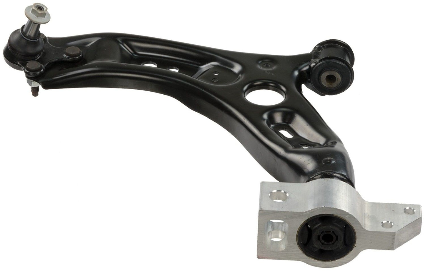 Angle View of Front Left Suspension Control Arm and Ball Joint Assembly DELPHI TC3311