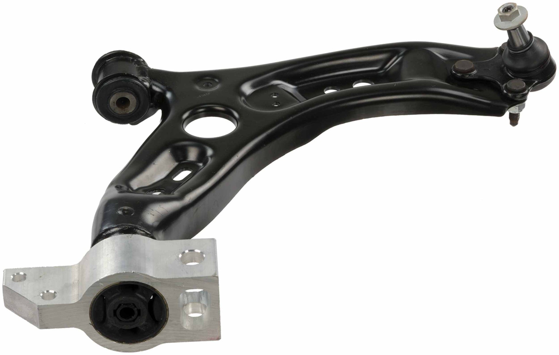 Angle View of Front Right Suspension Control Arm and Ball Joint Assembly DELPHI TC3312