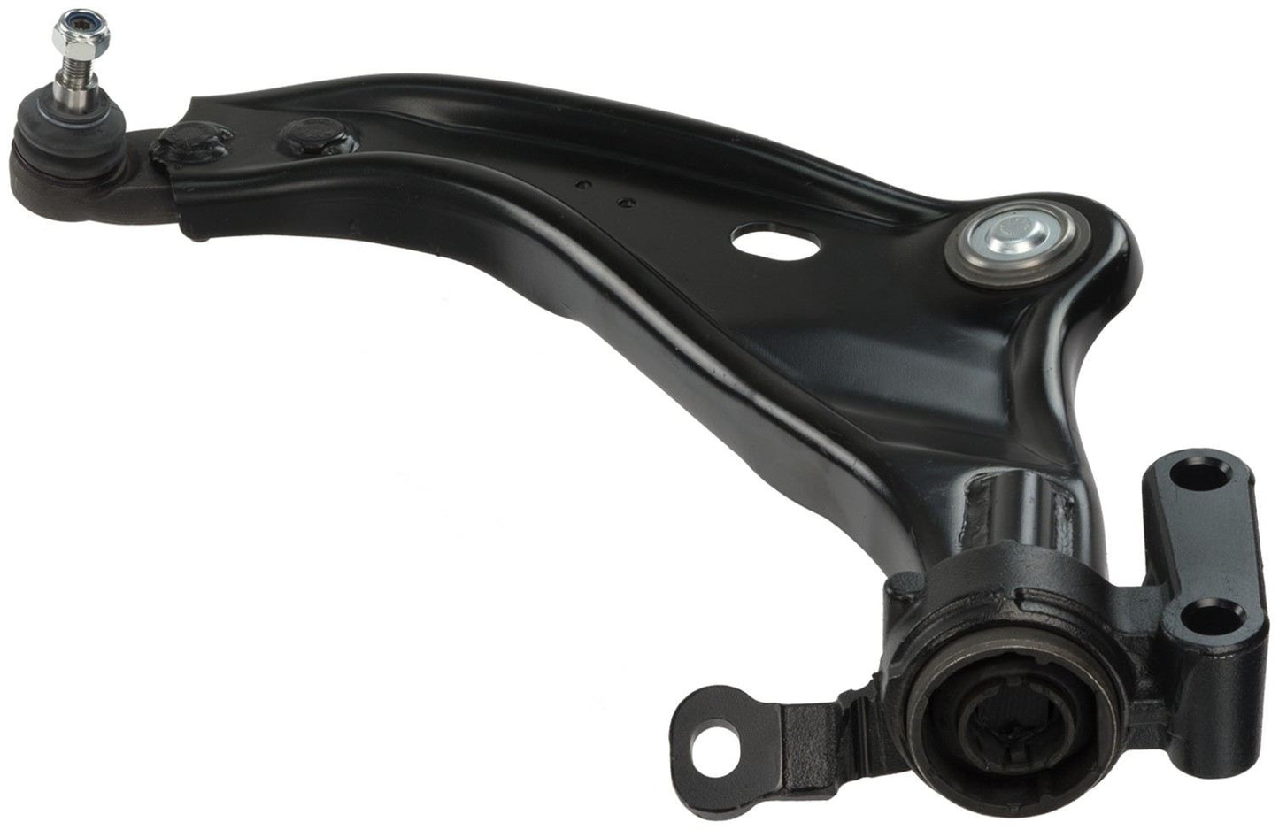 Angle View of Front Left Suspension Control Arm and Ball Joint Assembly DELPHI TC3313