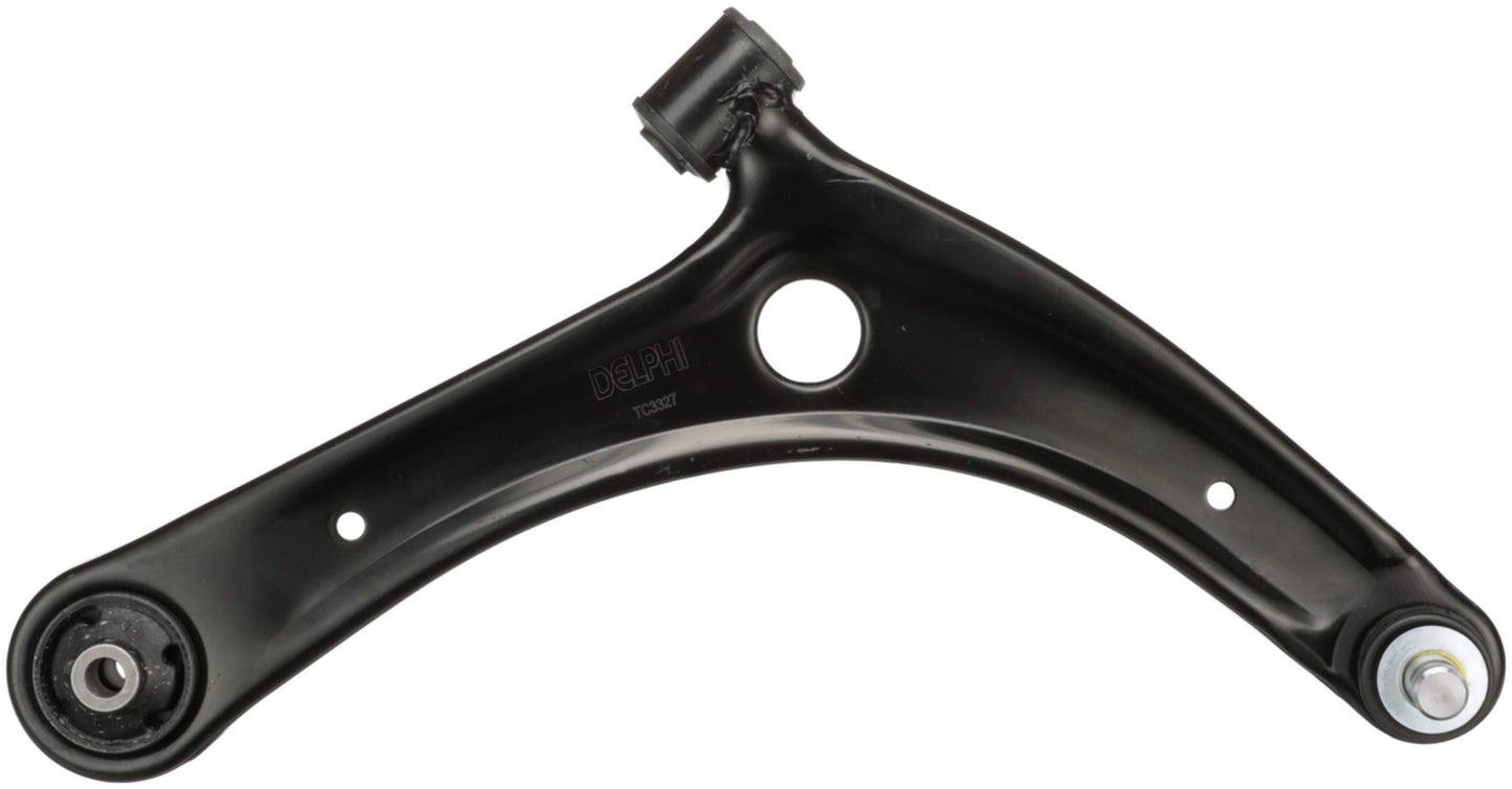 Top View of Front Right Suspension Control Arm and Ball Joint Assembly DELPHI TC3327