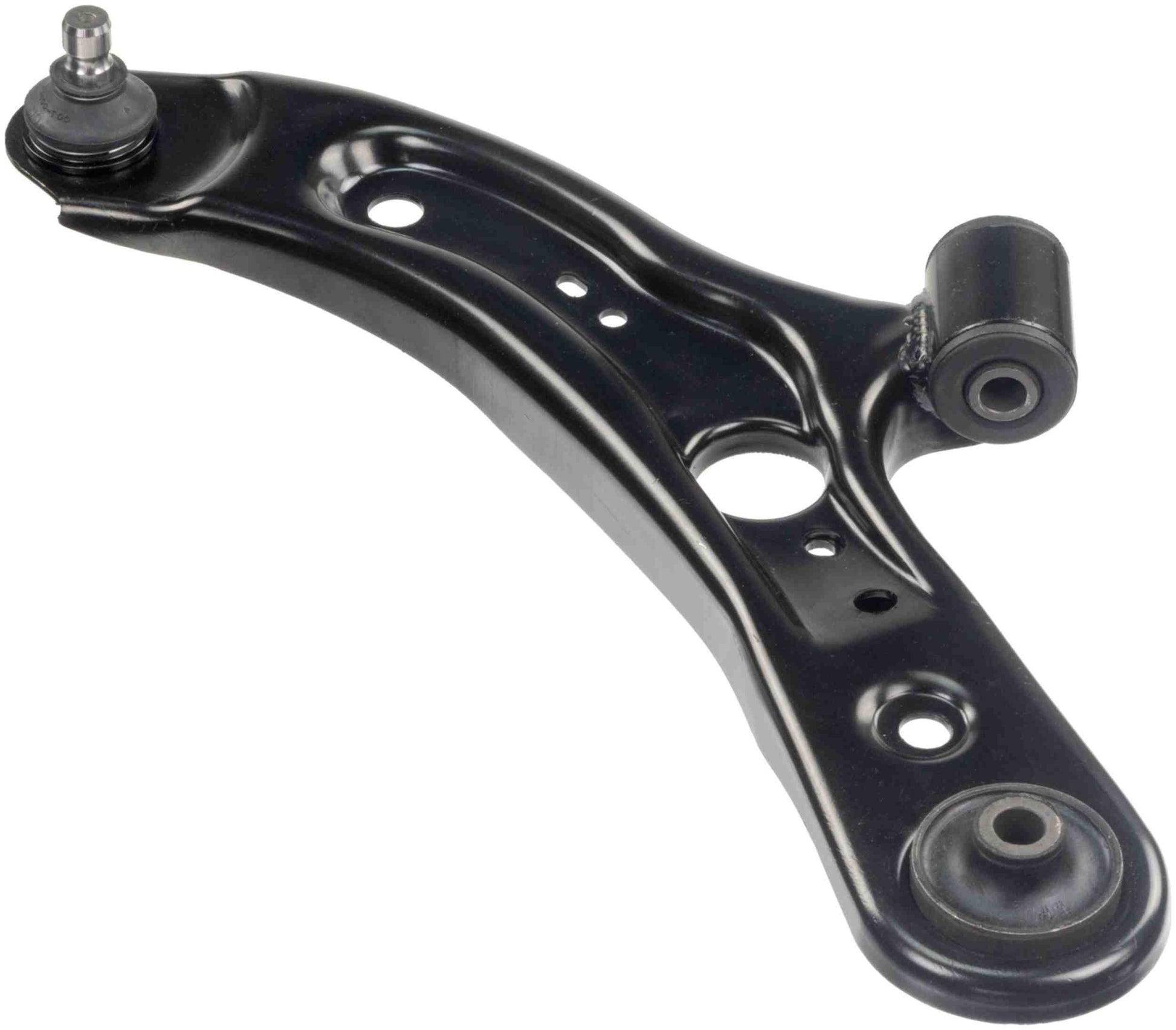 Angle View of Front Left Suspension Control Arm and Ball Joint Assembly DELPHI TC3421