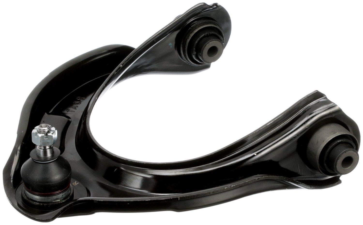 Angle View of Front Upper Right Suspension Control Arm and Ball Joint Assembly DELPHI TC3634