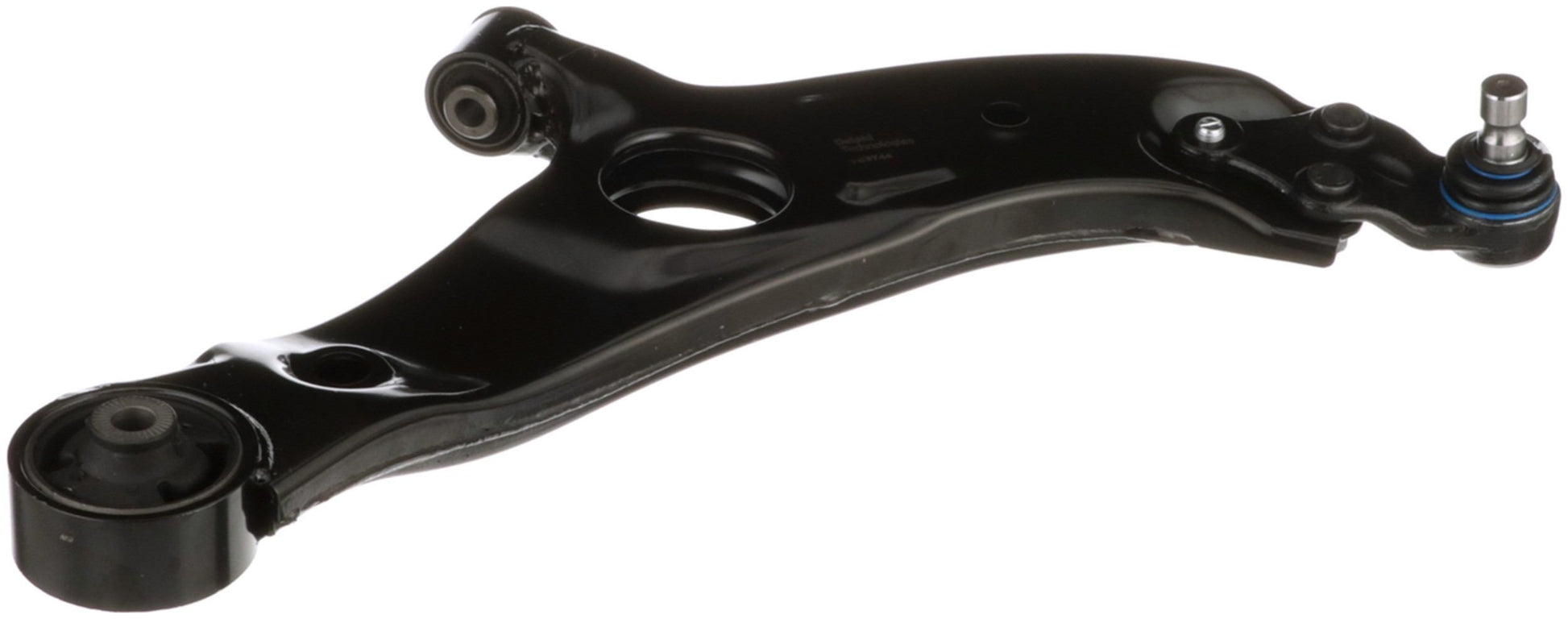 Angle View of Front Right Suspension Control Arm and Ball Joint Assembly DELPHI TC3744