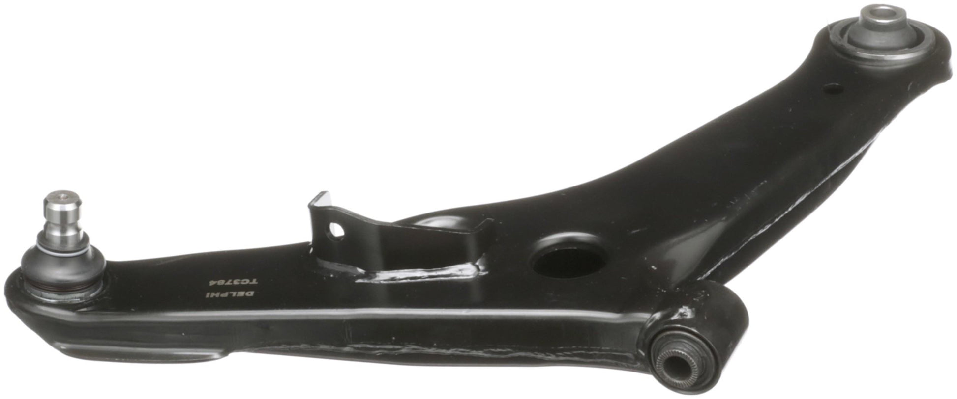 Angle View of Front Right Suspension Control Arm and Ball Joint Assembly DELPHI TC3784