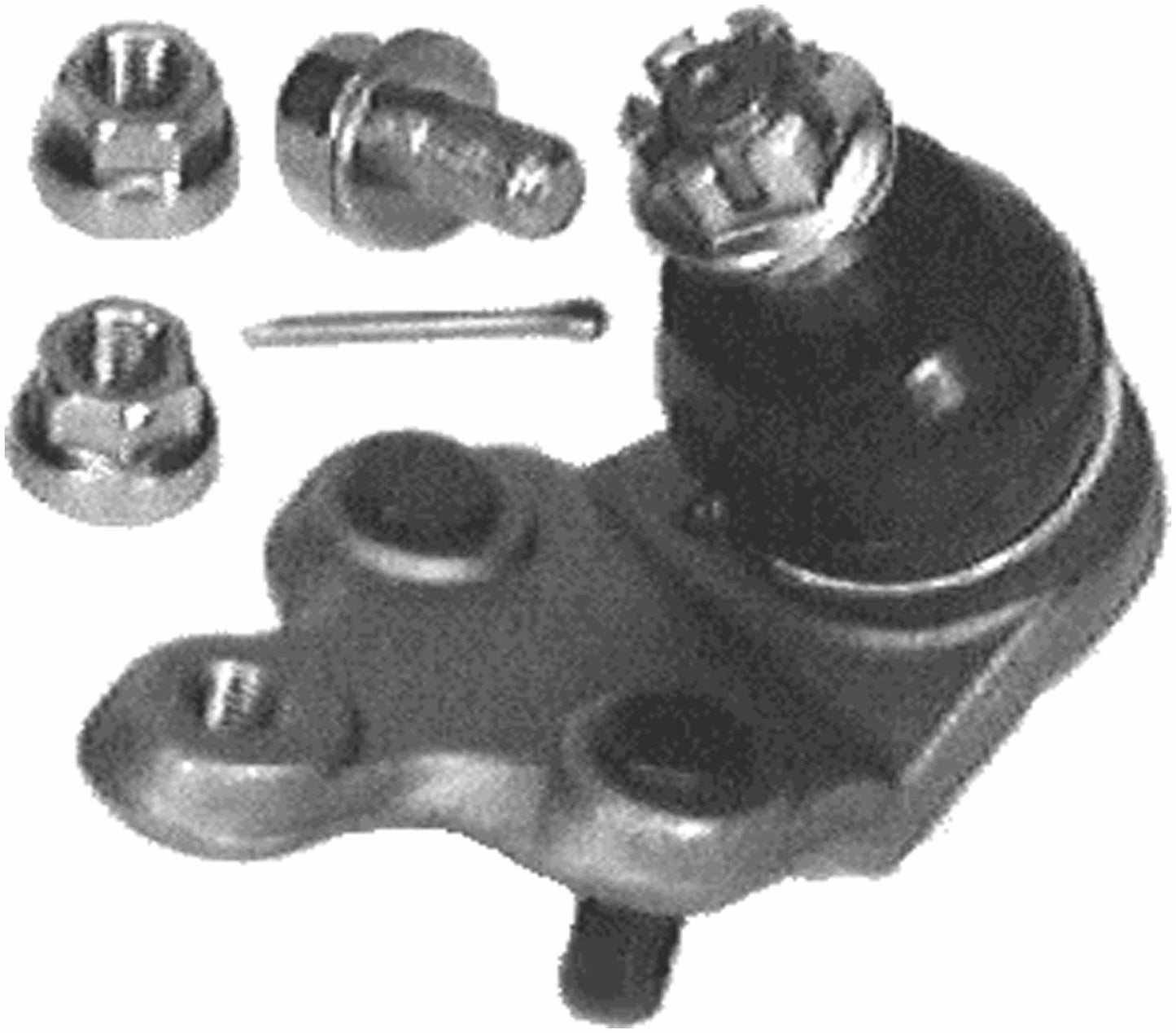 Angle View of Front Suspension Ball Joint DELPHI TC409