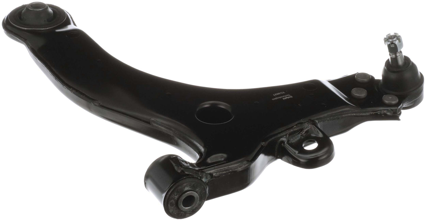 Angle View of Front Right Suspension Control Arm and Ball Joint Assembly DELPHI TC5021