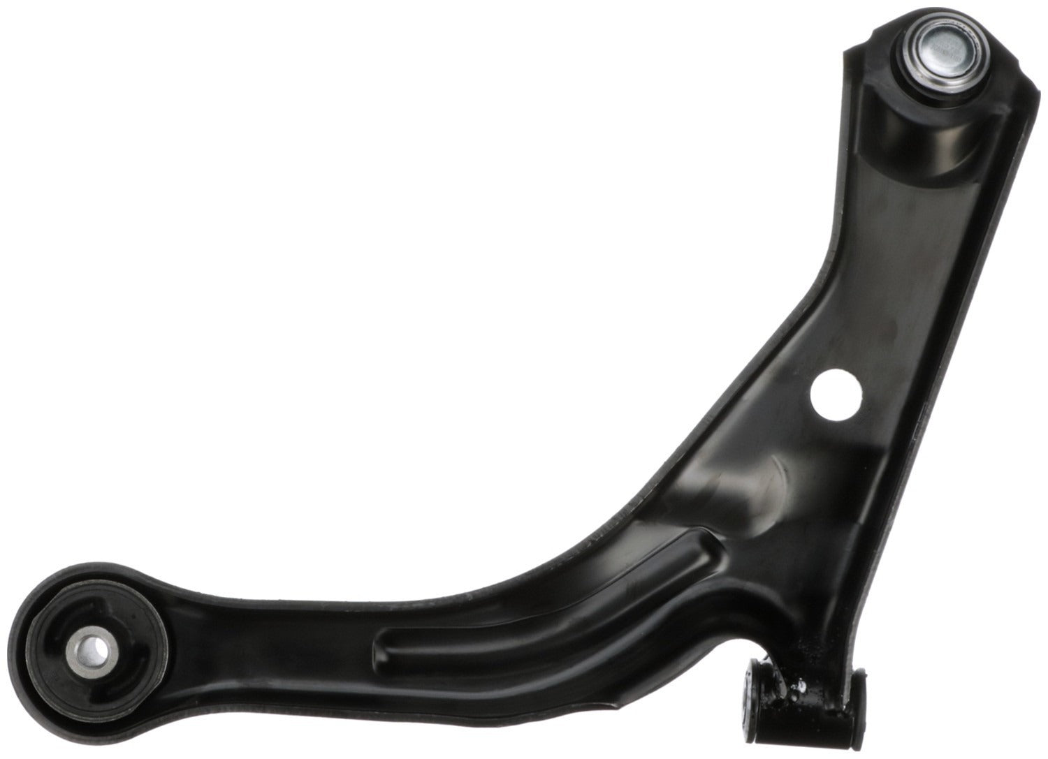 Bottom View of Front Right Suspension Control Arm and Ball Joint Assembly DELPHI TC5163