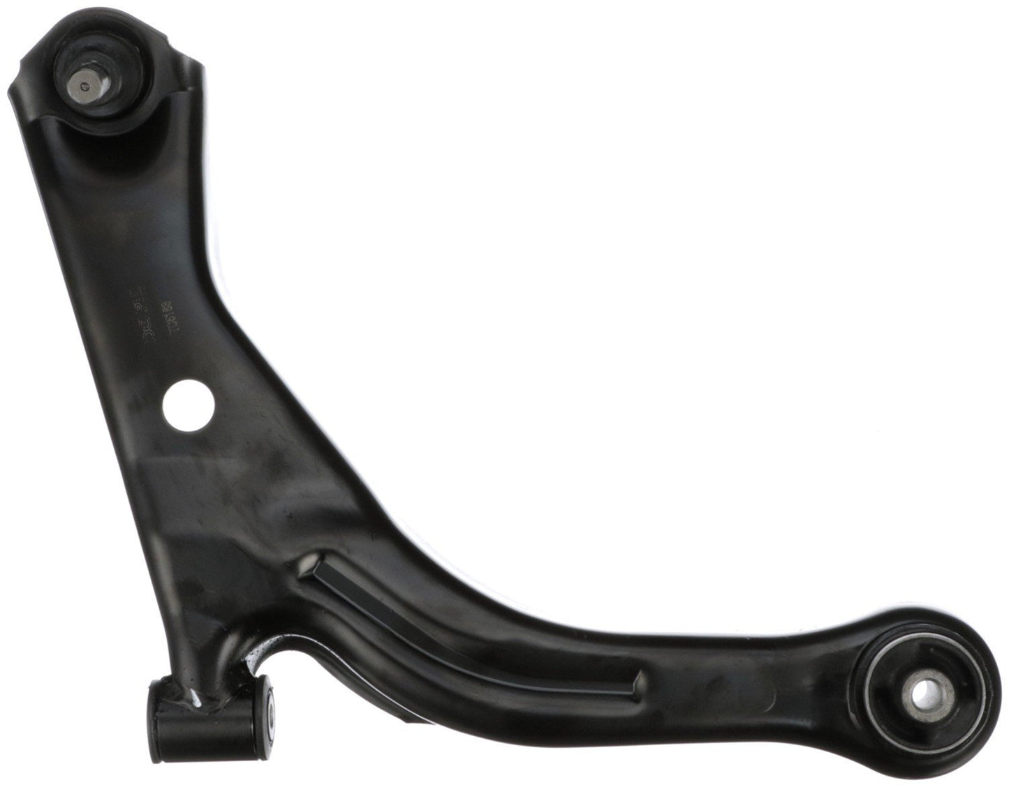 Top View of Front Right Suspension Control Arm and Ball Joint Assembly DELPHI TC5163