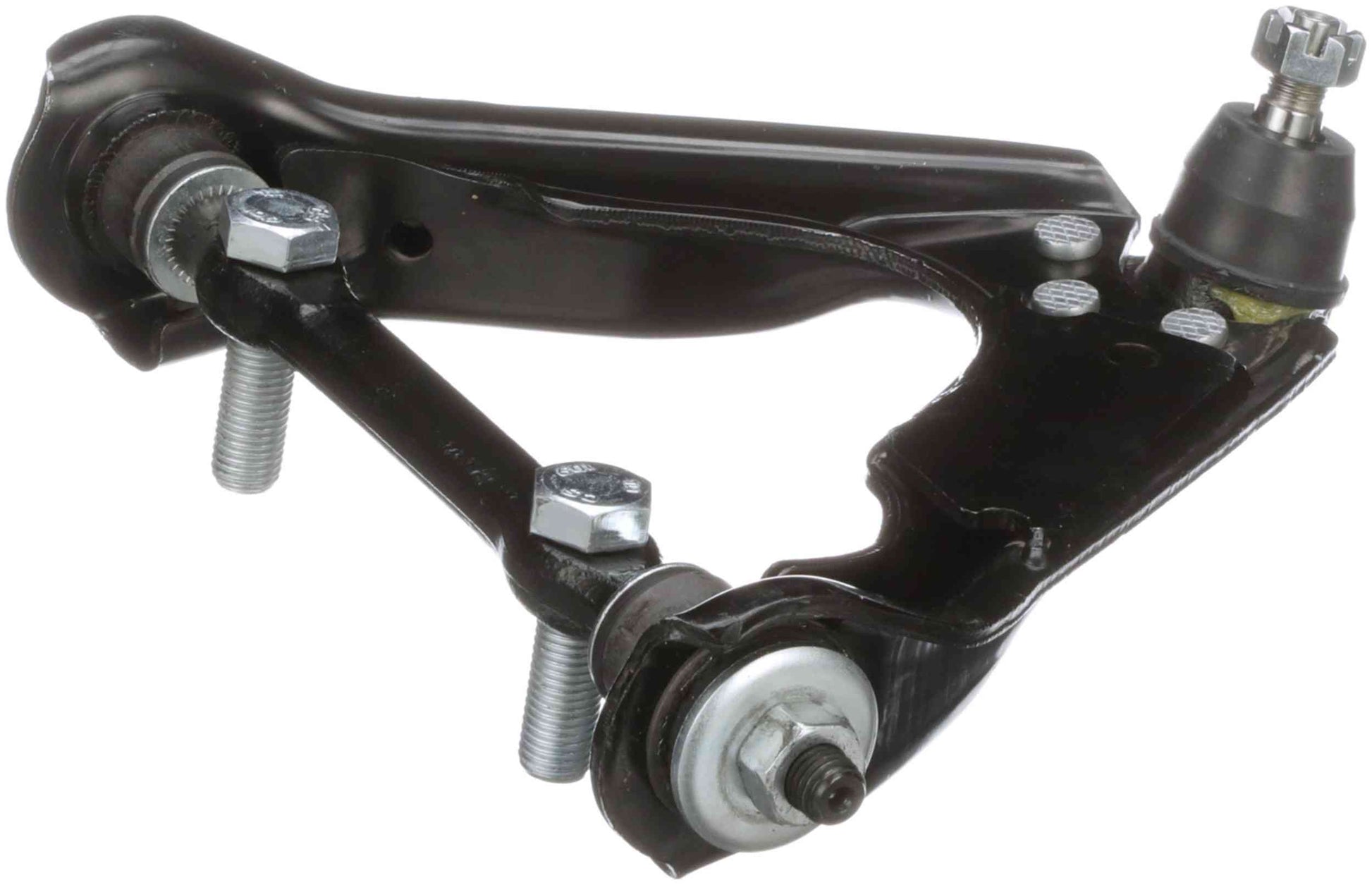 Angle View of Front Upper Left Suspension Control Arm and Ball Joint Assembly DELPHI TC5351