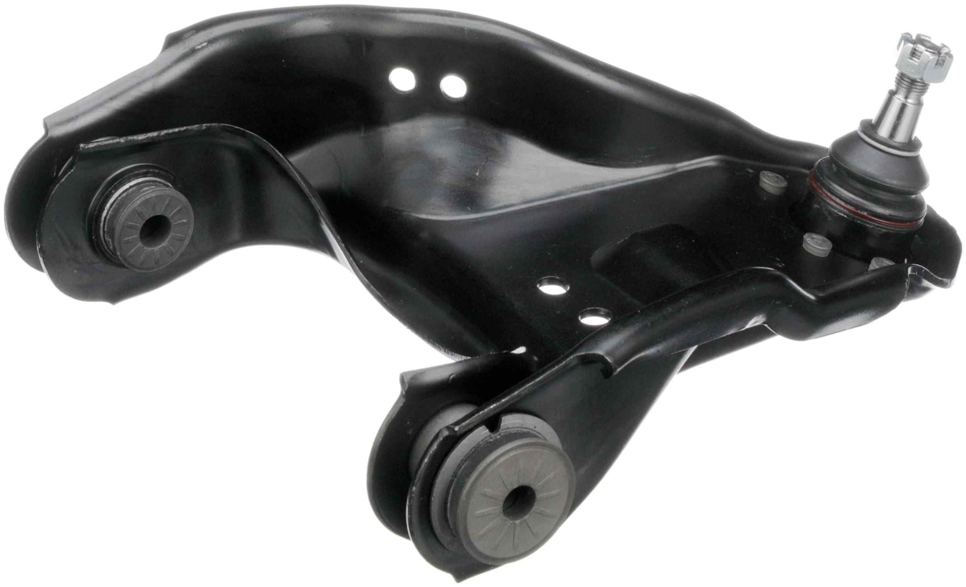 Angle View of Front Upper Left Suspension Control Arm and Ball Joint Assembly DELPHI TC5445