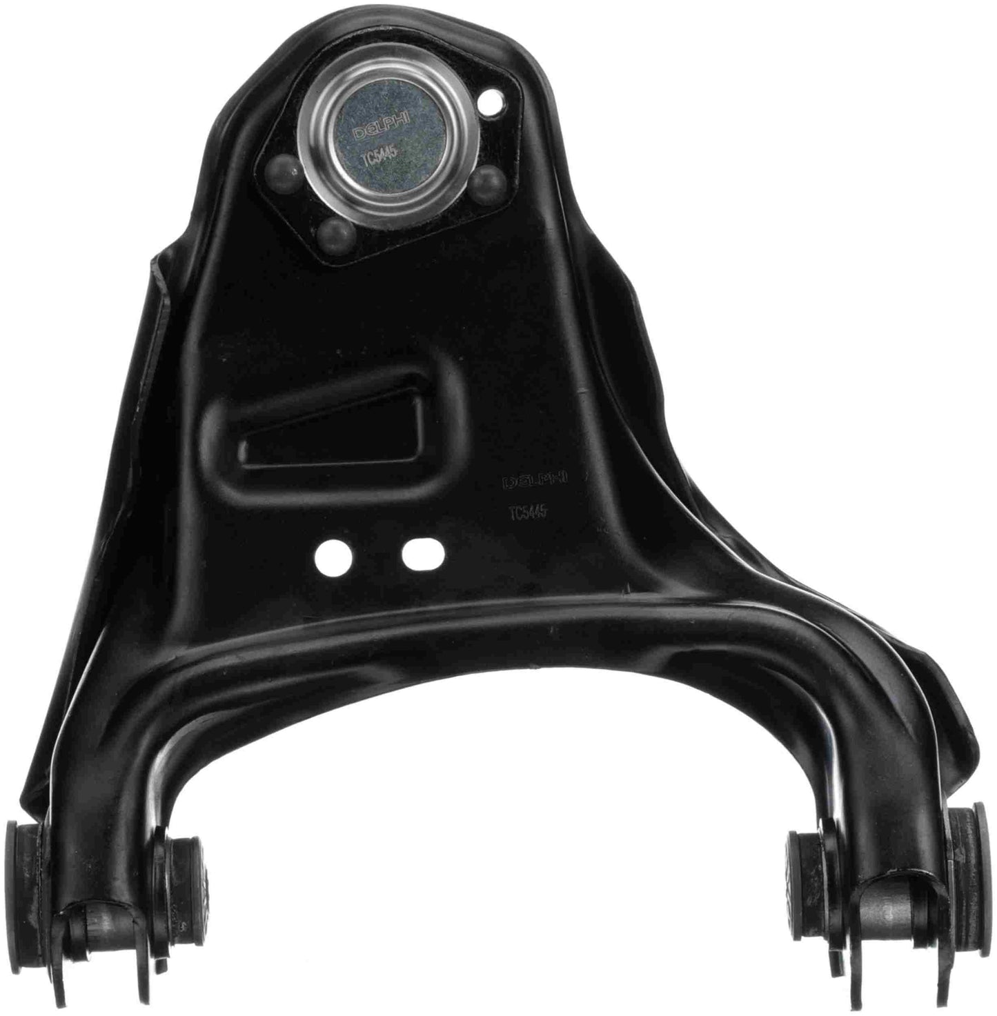 Bottom View of Front Upper Left Suspension Control Arm and Ball Joint Assembly DELPHI TC5445