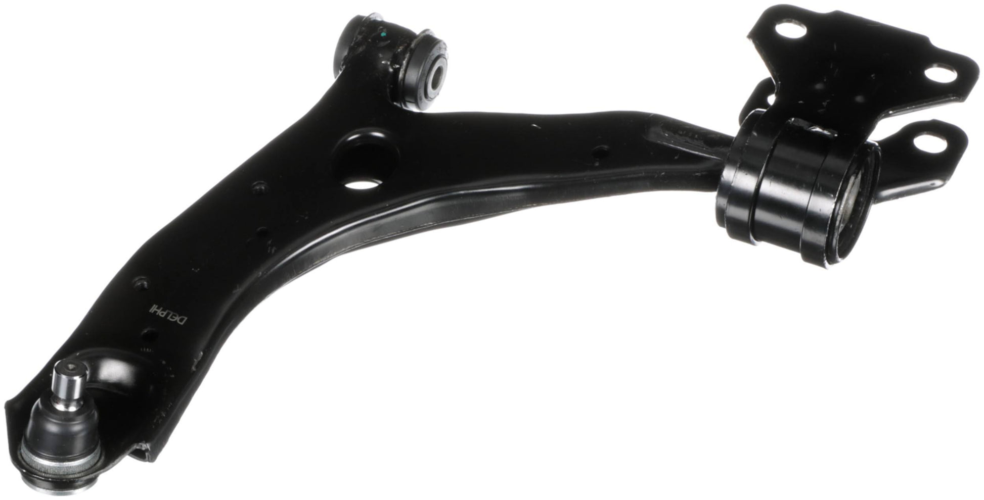 Angle View of Front Right Suspension Control Arm and Ball Joint Assembly DELPHI TC5542