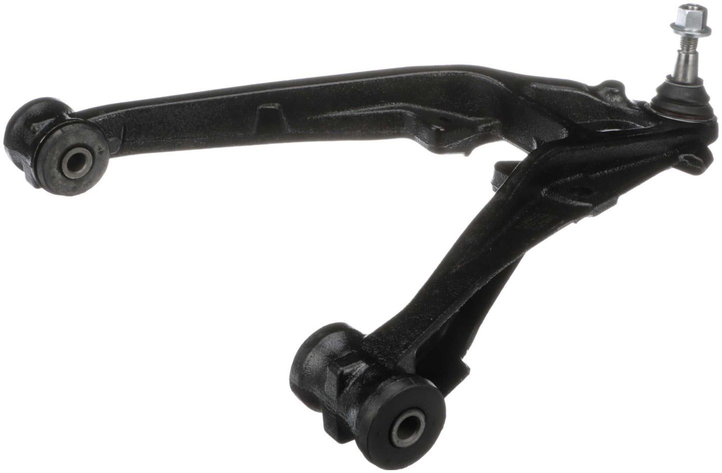 Angle View of Front Left Suspension Control Arm and Ball Joint Assembly DELPHI TC5574