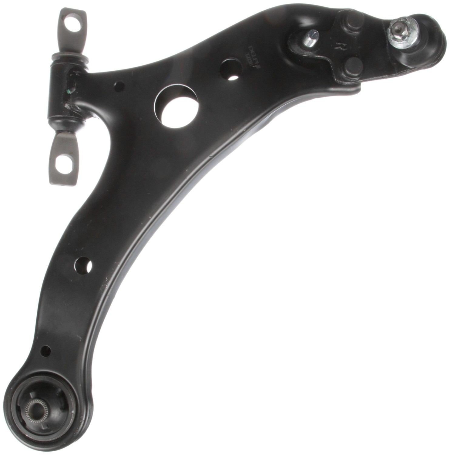 Top View of Front Right Suspension Control Arm and Ball Joint Assembly DELPHI TC5614