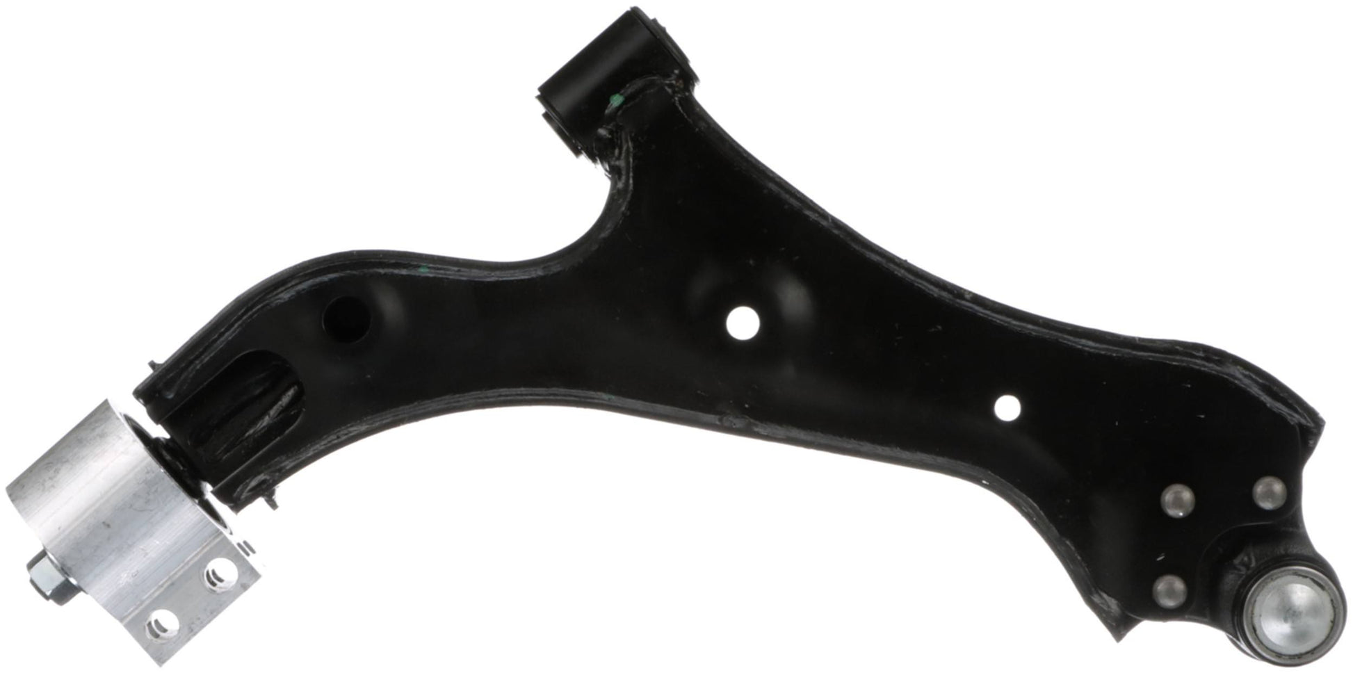 Bottom View of Front Left Suspension Control Arm and Ball Joint Assembly DELPHI TC5705