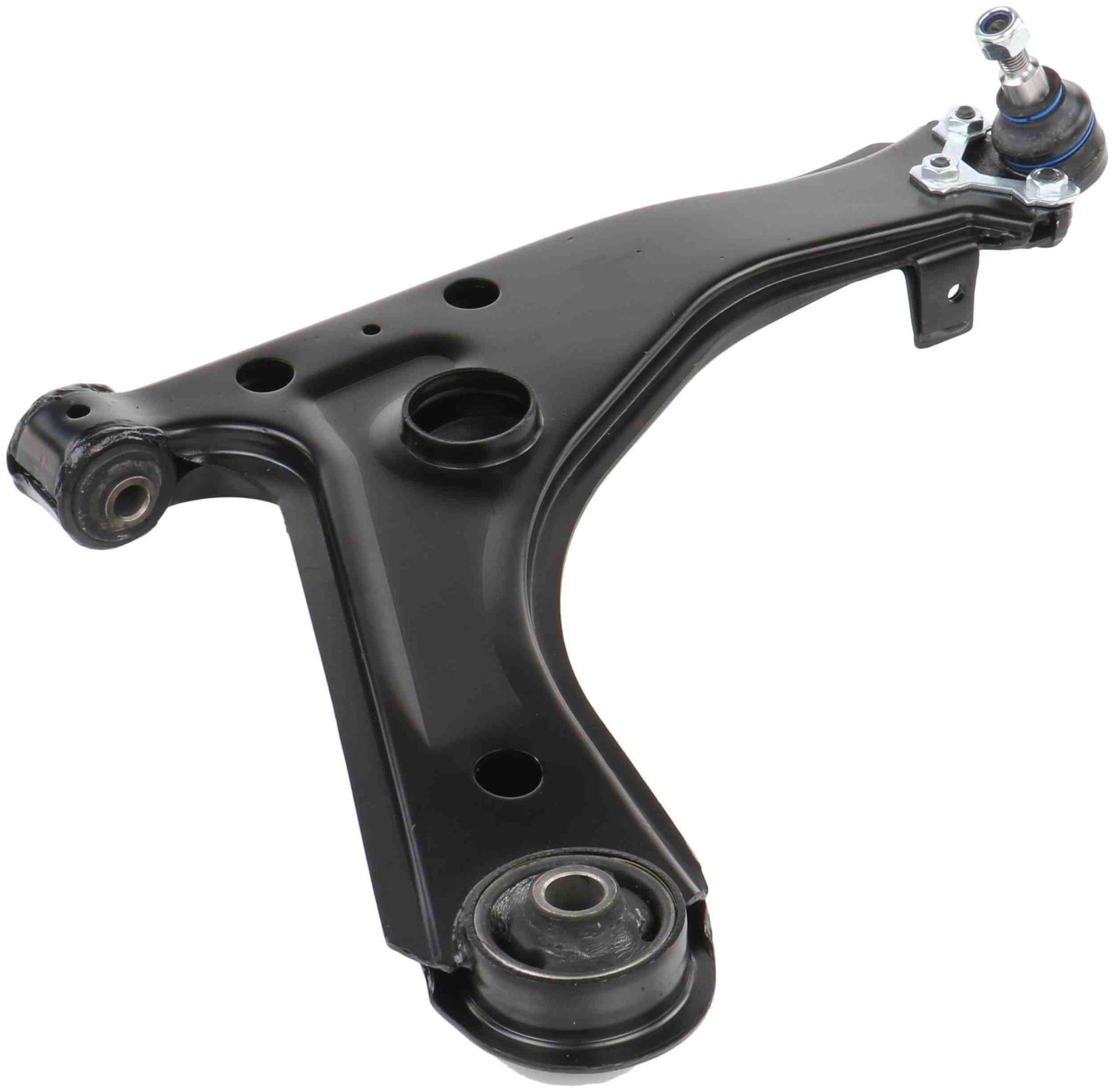 Angle View of Front Right Suspension Control Arm and Ball Joint Assembly DELPHI TC690