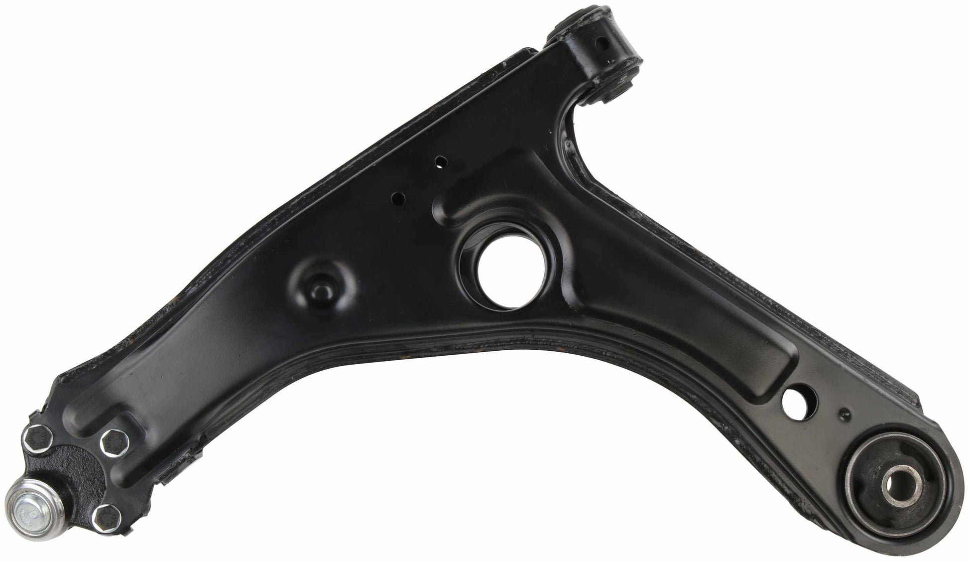 Bottom View of Front Right Suspension Control Arm and Ball Joint Assembly DELPHI TC690