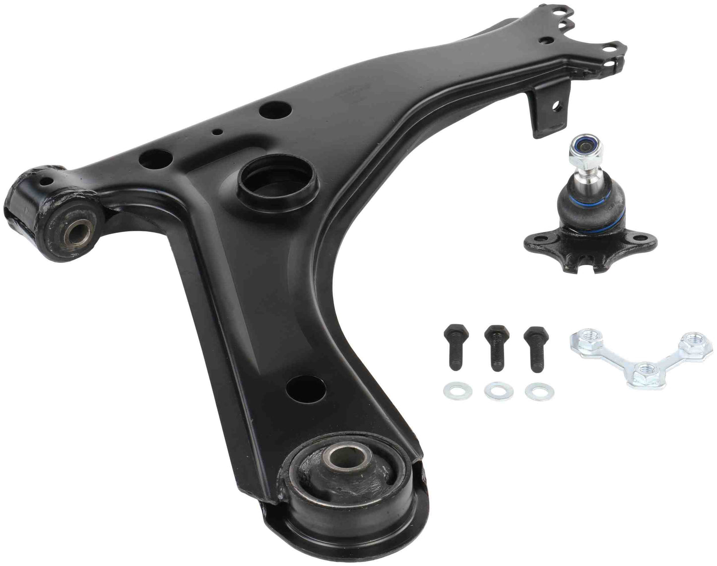 Kit View of Front Right Suspension Control Arm and Ball Joint Assembly DELPHI TC690