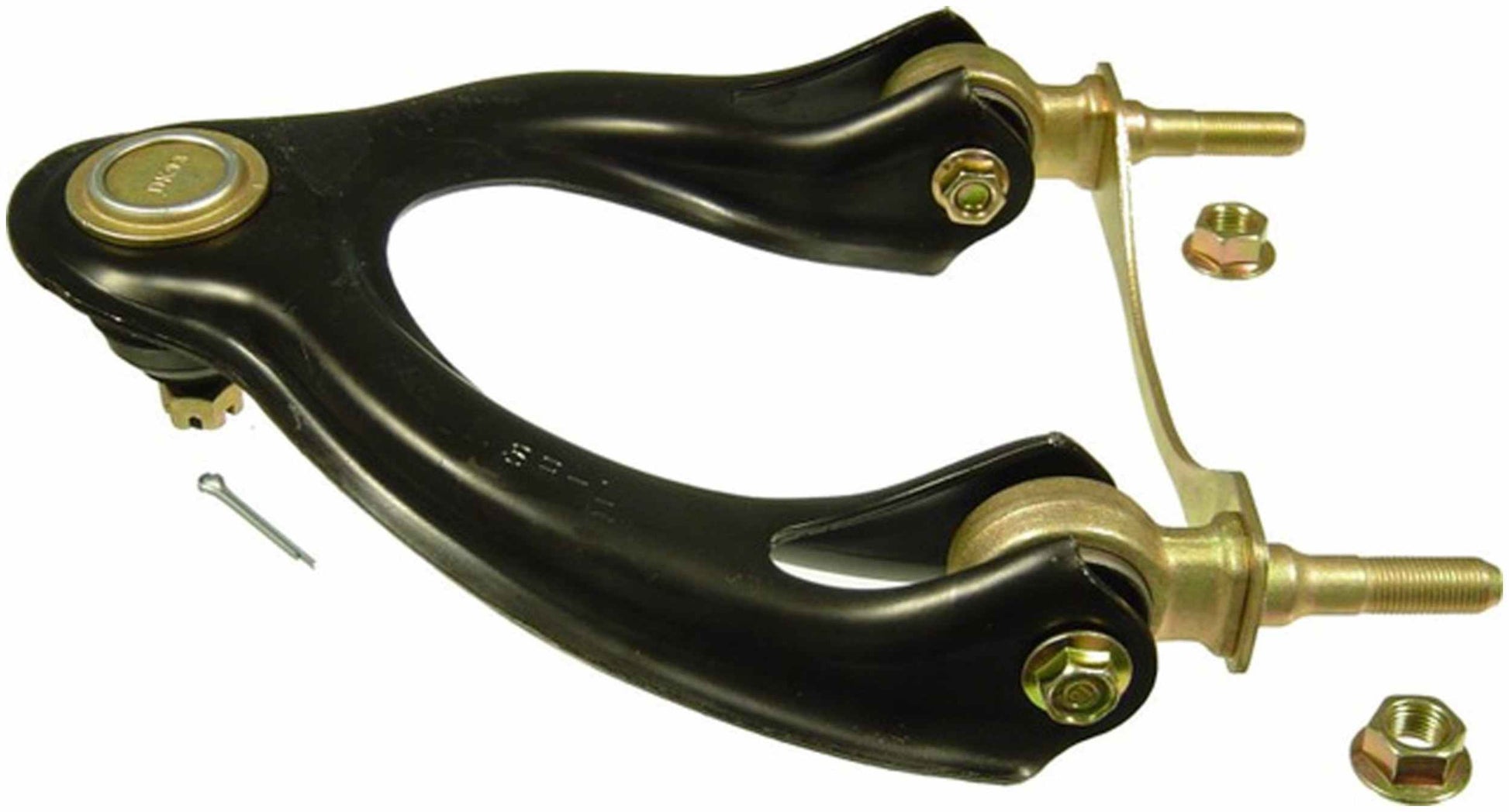 Angle View of Front Upper Left Suspension Control Arm and Ball Joint Assembly DELPHI TC816