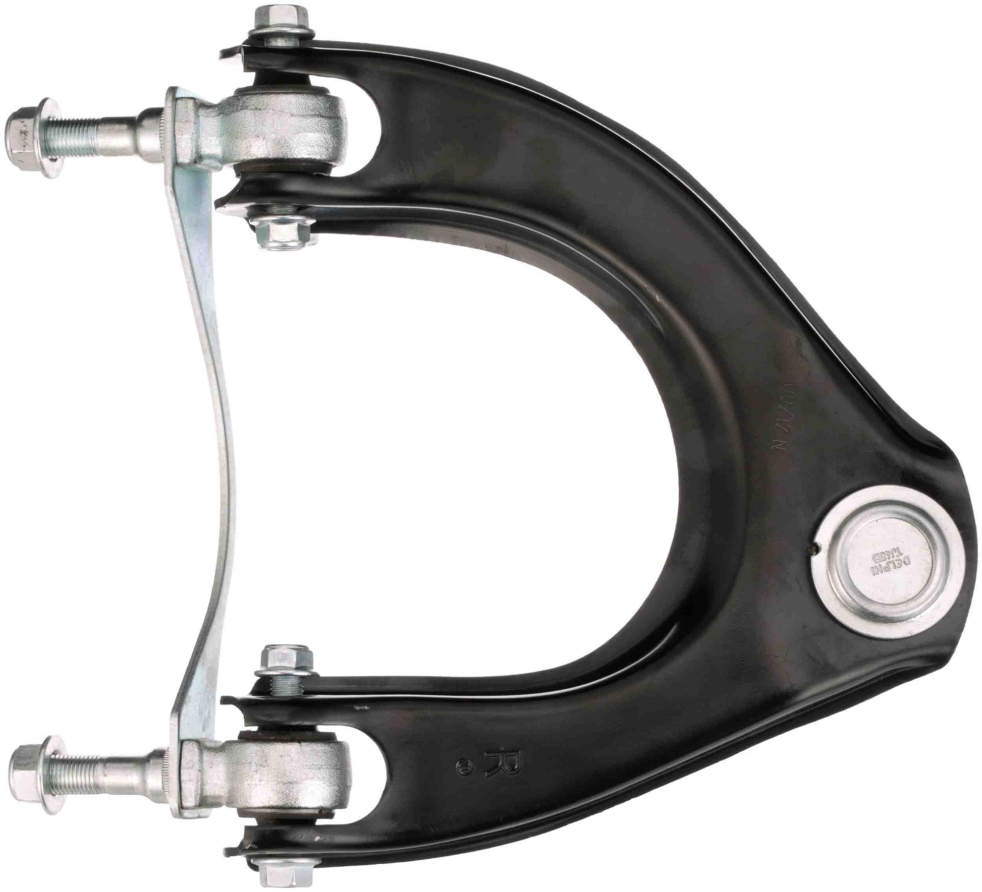 Bottom View of Front Upper Right Suspension Control Arm and Ball Joint Assembly DELPHI TC849