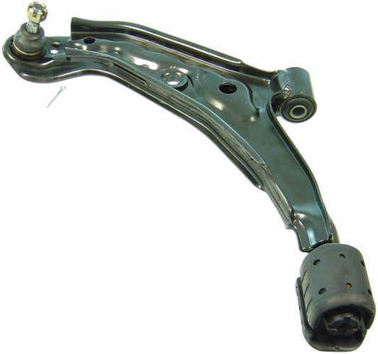 Angle View of Front Left Suspension Control Arm and Ball Joint Assembly DELPHI TC853