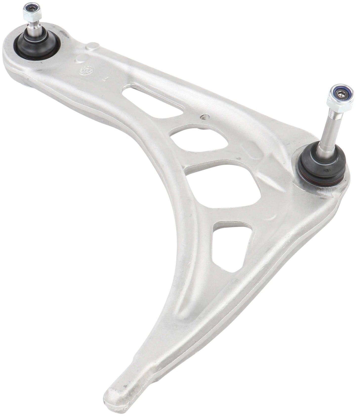 Angle View of Front Left Suspension Control Arm and Ball Joint Assembly DELPHI TC881