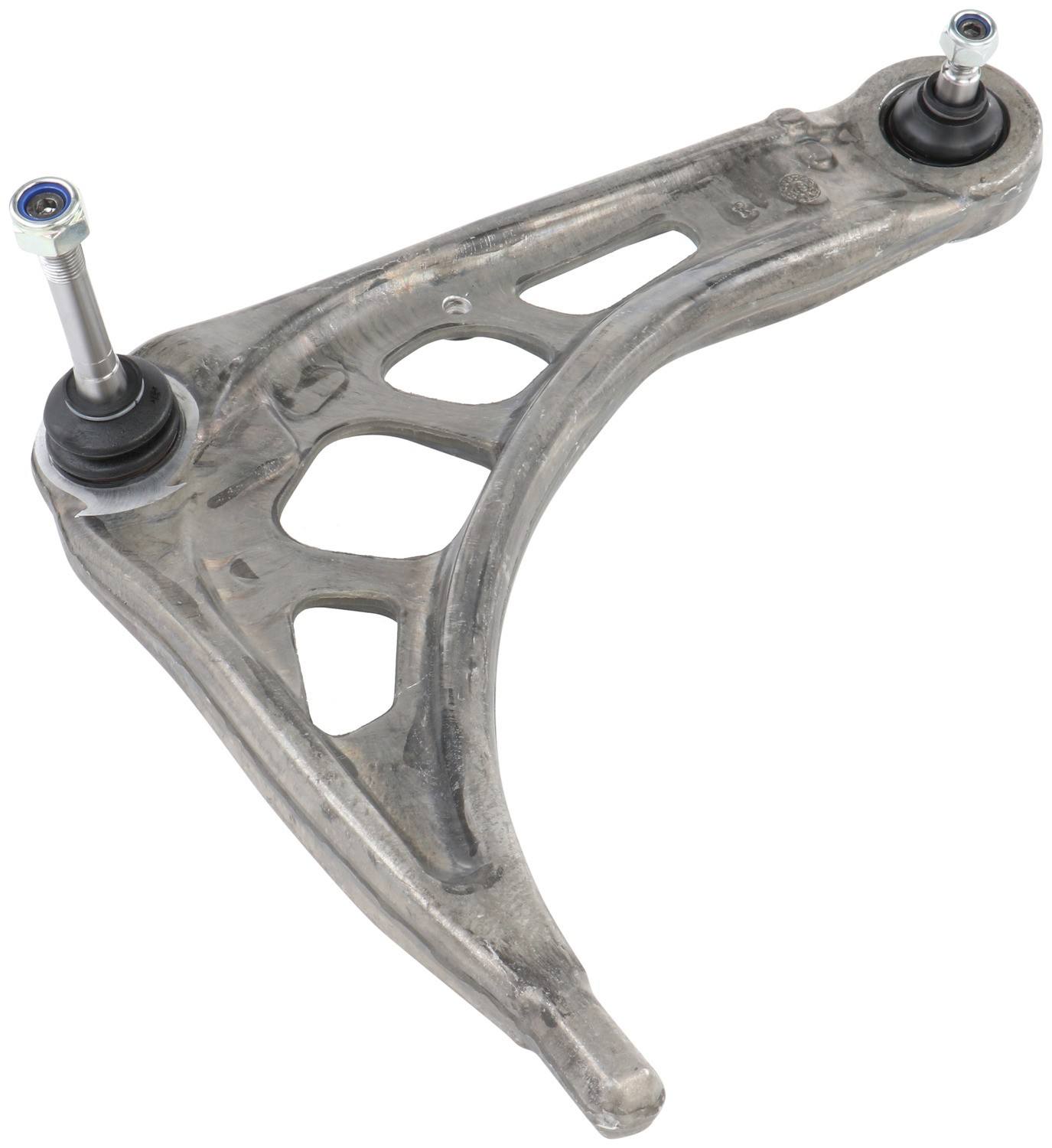 Angle View of Front Right Suspension Control Arm and Ball Joint Assembly DELPHI TC882