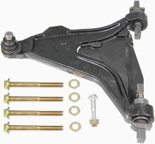 Angle View of Front Left Suspension Control Arm and Ball Joint Assembly DELPHI TC978