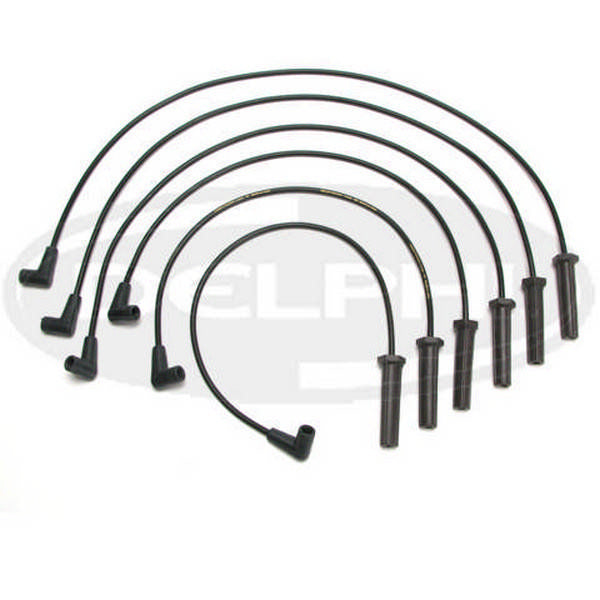 Front View of Spark Plug Wire Set DELPHI XS10390