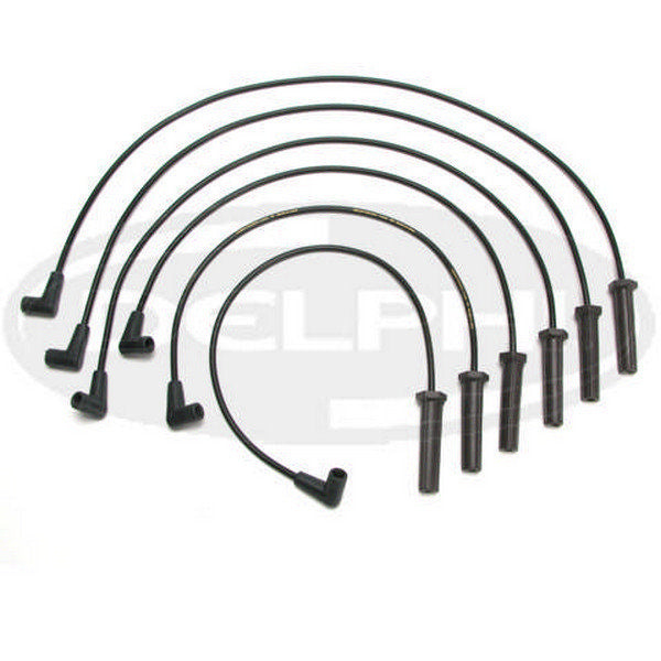 Side View of Spark Plug Wire Set DELPHI XS10390