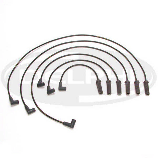 Front View of Spark Plug Wire Set DELPHI XS10392