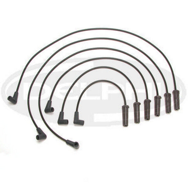 Side View of Spark Plug Wire Set DELPHI XS10393