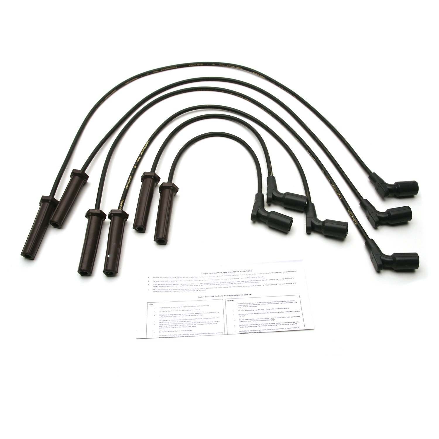 Kit View of Spark Plug Wire Set DELPHI XS10546