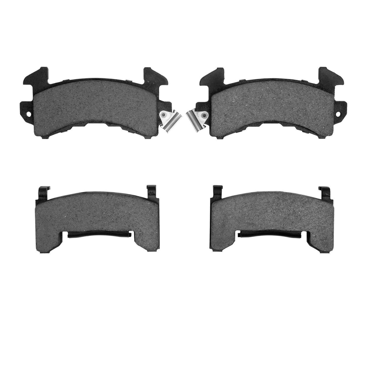 Front View of Front Disc Brake Pad Set DYNAMIC 1214-0154-00