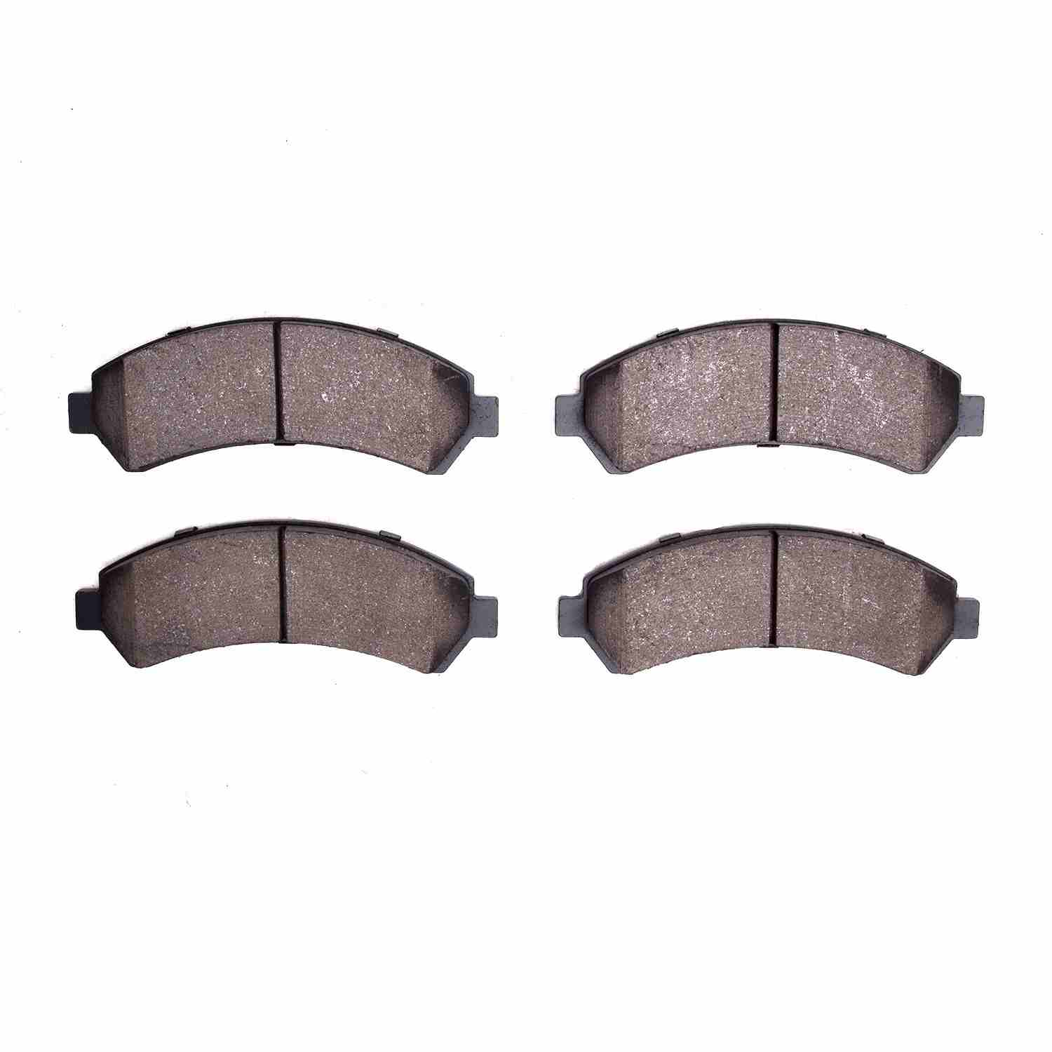 Front View of Front Disc Brake Pad Set DYNAMIC 1214-0726-00