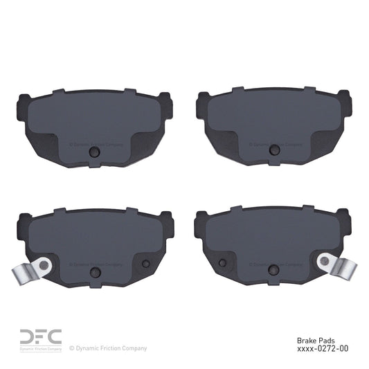 Back View of Rear Disc Brake Pad Set DYNAMIC 1310-0272-00