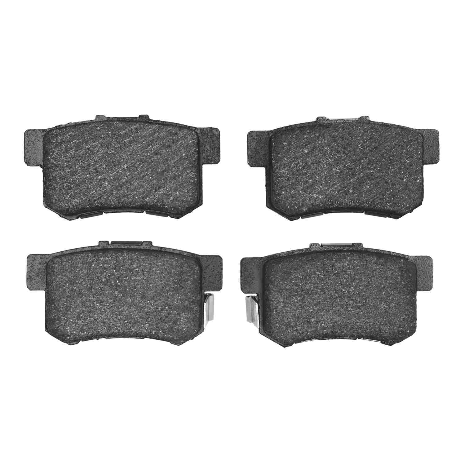 Front View of Rear Disc Brake Pad Set DYNAMIC 1310-0536-00