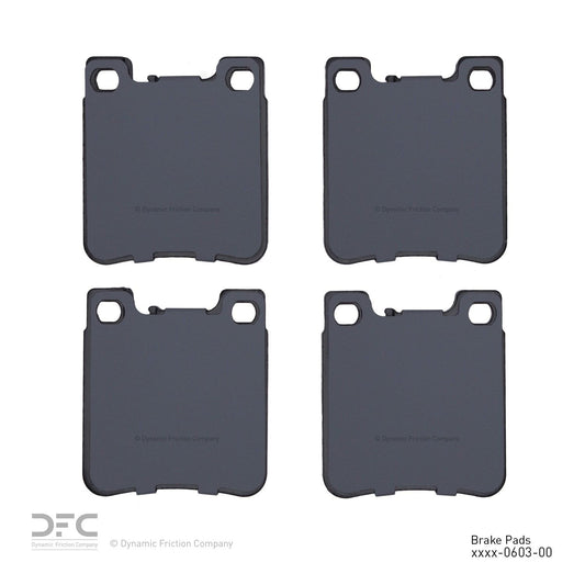 Back View of Rear Disc Brake Pad Set DYNAMIC 1310-0603-00