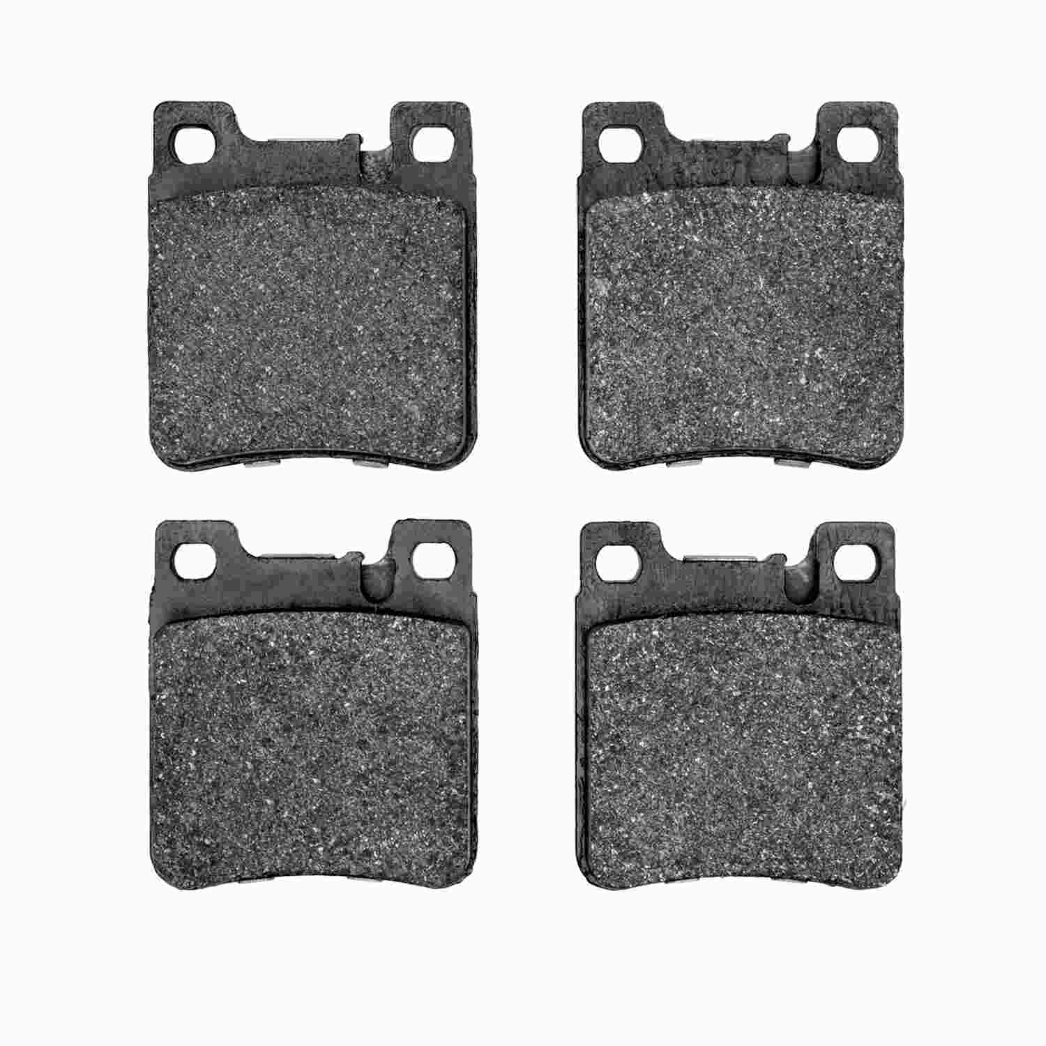 Front View of Rear Disc Brake Pad Set DYNAMIC 1310-0603-00