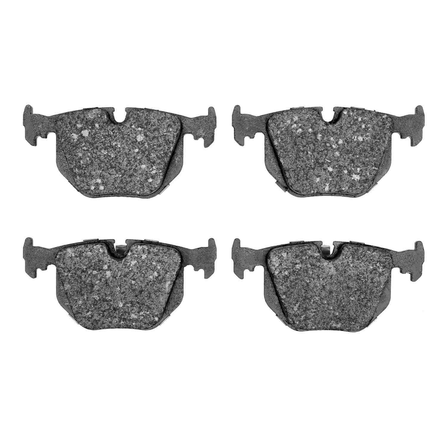 Front View of Rear Disc Brake Pad Set DYNAMIC 1310-0683-00